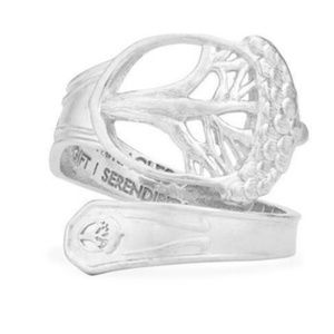 Alex and Ani Unexpected Miracles Spoon ring